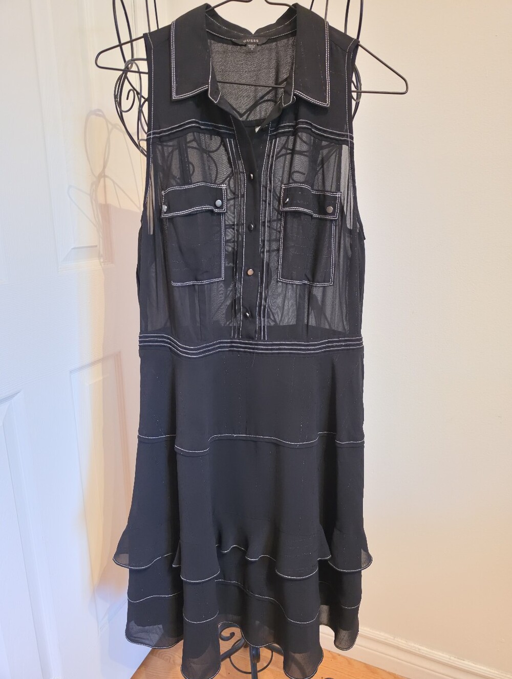 Sheer Midi Dress